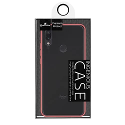 Funda Gel Xiaomi Redmi Note 7 Smoked con borde de color
