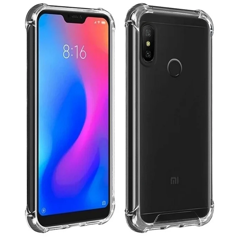 Funda Antigolpe Xiaomi Mi A2 LITE Gel Transparente con esquinas Reforzadas