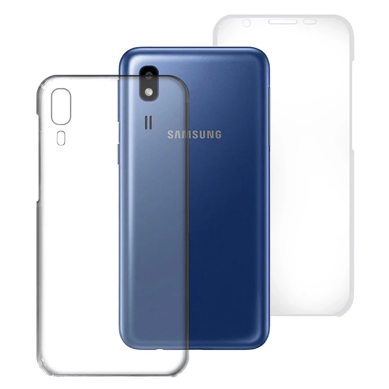 Samsung Galaxy A2 Core transparente Caso de silicone volta e volta