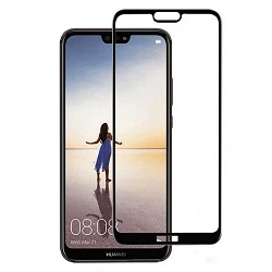 Cristal templado Full Glue 11D Premium Huawei P20 Lite Protector de Pantalla Curvo Negro