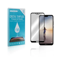 Cristal templado Full Glue 11D Premium Huawei P20 Lite Protector de Pantalla Curvo Negro