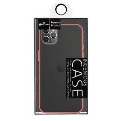 Funda Gel Iphone 11 PRO MAX 6.5 Smoked con borde de color
