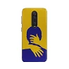 Funda Xiaomi Mi 9T Gel 2 piezas relieve Manos Amarillas