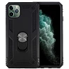 Capa de alumínio anti-choque para iPhone 11 Pro Max com ímã e suporte de anel 360º