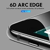 Cristal templado Curvo 6D iPhone 11 Pro Max (Xs Max) Protector de Pantalla Negro