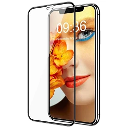 Cristal templado Full Glue 11D Premium iPhone 11 Pro Max (Xs Max) Protector de Pantalla Curvo Negro