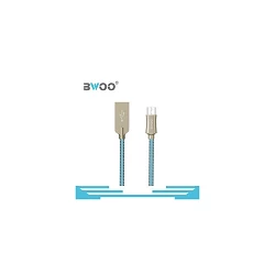Cable BWOO X72 Zinc Carga Rápida 2.4A - Lightning