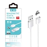 Cabo de cabo BWOO Carga rápida magnética X28 2.4A - MicroUSB 3 cores