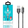 Cable BWOO X131 con Luz Led 2.4A - Lightning 3 Colores