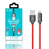Cable BWOO X131 con Luz Led 2.4A - Lightning 3 Colores