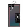 Capa de gel fumado Samsung Galaxy Note 10 com borda colorida