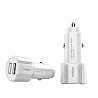 Cargador Coche MOXOM KC-15 2.3A + Cable Lightning
