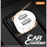 Cargador Coche MOXOM KC-15 2.3A + Cable Lightning