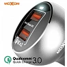 Cargador Coche MOXOM KC-13 Quick Charge 3.0 + Cable MicroUSB