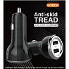 Cargador Coche MOXOM KC-14 3.6A + Cable microUSB