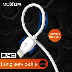 Cable Moxom CC-46 Carga Rápida 2.4A - MicroUSB