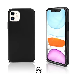 Funda Doble iPhone 11 Silicona Delantera y Trasera 360 - 4 Colores