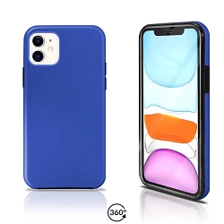 Funda Doble iPhone 11 Silicona Delantera y Trasera 360 - 4 Colores