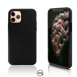 Funda Doble iPhone 11 Pro Silicona Delantera y Trasera 360 - 4 Colores