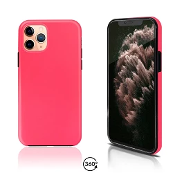 Funda Doble iPhone 11 Pro Silicona Delantera y Trasera 360 - 4 Colores