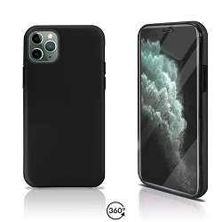 Funda Doble iPhone 11 Pro Max Silicona Delantera y Trasera 360 - 4 Colores