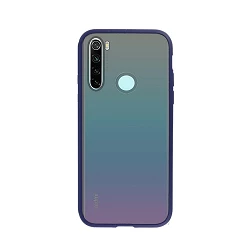 Funda Gel Xiaomi Redmi Note 8 Smoked con borde de color