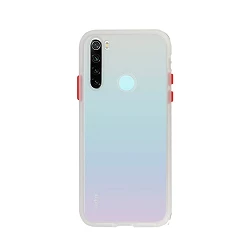 Funda Gel Xiaomi Redmi Note 8 Smoked con borde de color