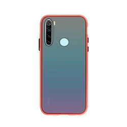 Funda Gel Xiaomi Redmi Note 8 Smoked con borde de color