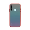 Capa de gel fumado Xiaomi Redmi Note 8 com borda colorida