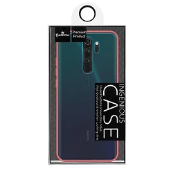 Funda Gel Xiaomi Redmi Note 8 Pro Smoked con borde de color
