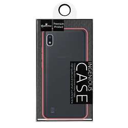 Funda Gel Samsung Galaxy a20s Smoked con borde de color