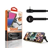 Cabo de carregamento rápido Moxom MX-CB01 com suporte 2.4A - Lightning 2 cores