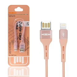 Cable Doble Cara Moxom MX-CB07 de Carga Rápida 2.4A - Lightning 4 Colores