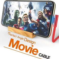 Cable Game Moxom CC-70 con Luz LED 2.4A - Micro USB 2 Colores