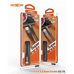 Cable Moxom CC-72 de Carga Rápida 2.4A - Micro USB 2 Colores