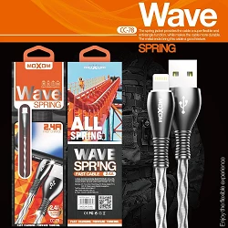 Cabo de carregamento rápido Moxom CC-78 2.4A - Micro USB