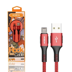 Cabo de carregamento rápido Moxom CC-81 2.4A - Micro USB 2 cores