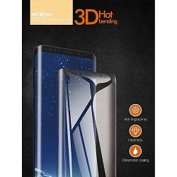 MOXOM 3D 360º Cola Vidro Temperado Huawei Mate 20 Pro Protetor de Tela Curvo Cor Preto