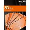 Cristal templado MOXOM 3D iPhone 6 Plus / 6S Plus / 7 Plus / 8 Plus Protector de Pantalla con Borde Curvo Color Negro