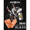 Cristal templado MOXOM 3D iPhone 6 Plus / 6S Plus / 7 Plus / 8 Plus Protector de Pantalla con Borde Curvo Color Negro