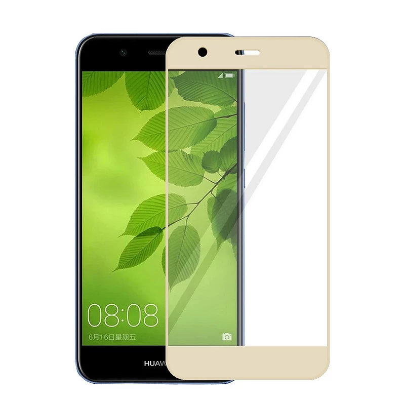 Cristal temperado completo Huawei Nova 2 Plus Protetor de tela dourada