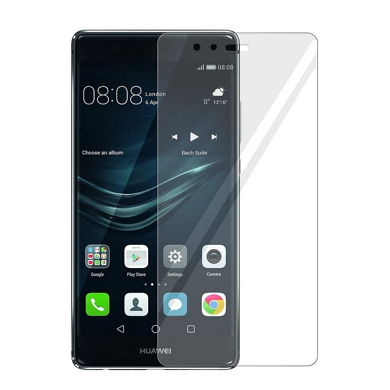 Protetor de tela transparente completo de cristal temperado Huawei P9 Plus