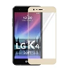 Vidro temperado completo LG K4 2017 Protetor de tela dourada