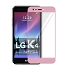 Cristal temperado completo LG K4 2017 Tela cor-de-rosa Protetor