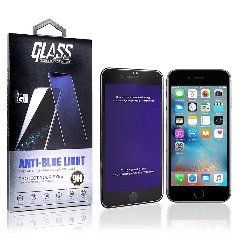 Cristal temperado Anti luz azul iphone 6 Plus / 6s mais protetor de tela