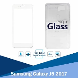 Full Glue Cristal temperado Samsung Galaxy J5 2017 Protetor de tela branca