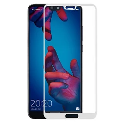 Full Glue 5D Huawei P20 Curva Branco Protetor de tela
