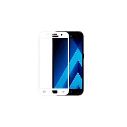 Cristal temperado Full Glue 5D Samsung Galaxy A5 2017 Curve White Screen Protector