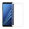 Cristal temperado Full Glue 5D Samsung Galaxy A8 2018 Curve White Screen Protector