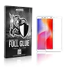 Cristal templado Full Glue 5D Xiaomi Redmi 6 / 6A Protector de Pantalla Curvo Blanco
